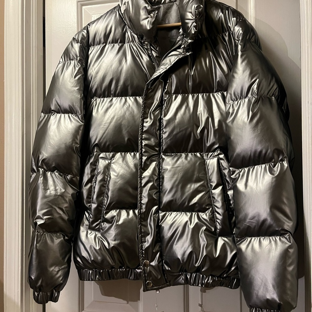 Gold Strike Metallic Silver Jacket